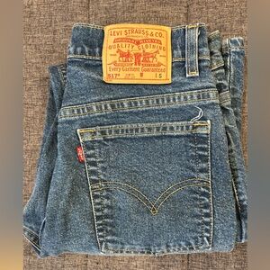Women’s Levi’s Blue Jeans size 13 Jr. slim fit boot cut